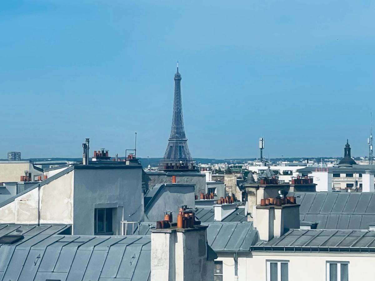 Paris Centre Dernier Etage Vue Ascenseur Exterior foto