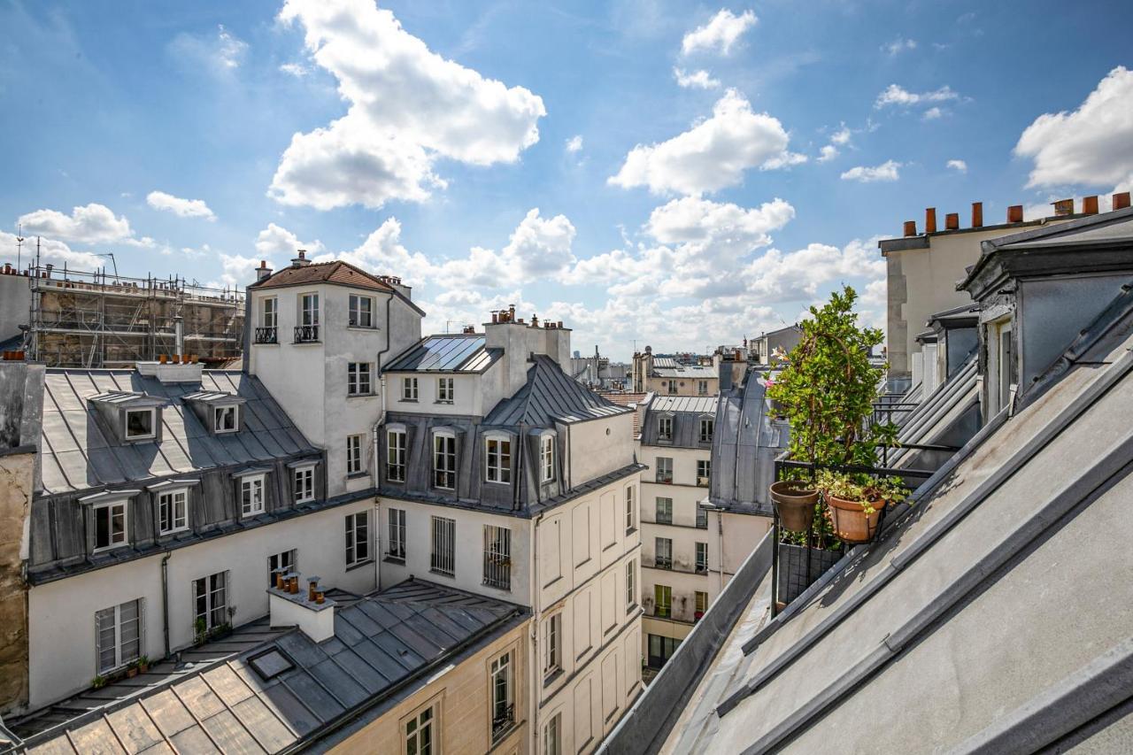 Paris Centre Dernier Etage Vue Ascenseur Exterior foto